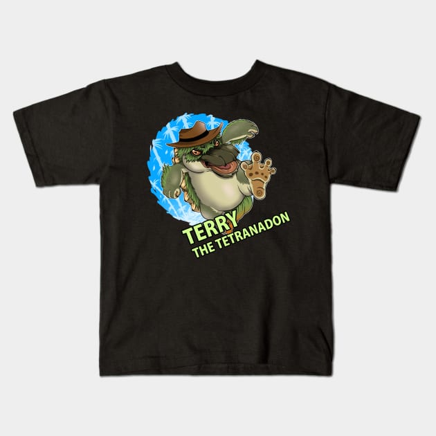 Terry the Tetranadon! Kids T-Shirt by Luisocscomics